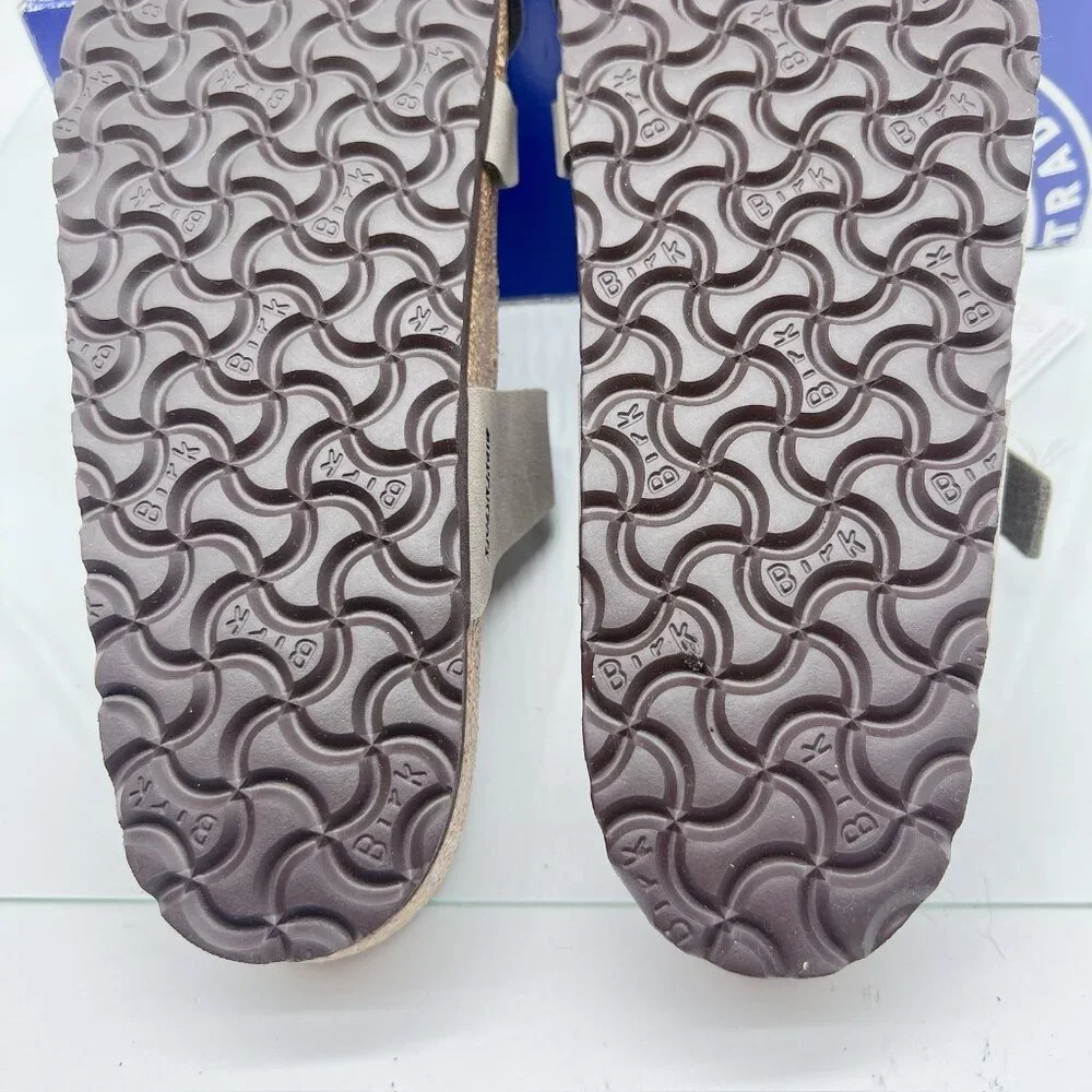 Birkenstock Mayari Birko-Flor Sandals Stone Birkibuc Mens EU 42 US 9- 9.5 R - Picture 11 of 12